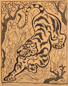 Tiger in the jungles, 1893. Creator: Ranson, Paul Elie (1864-1909)