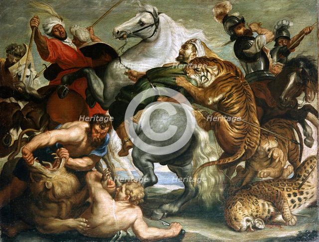 'Tiger, Lion And Leopard Hunt', 1616. Artist: Peter Paul Rubens