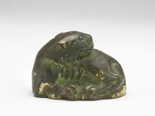 Tiger-shaped ornament or weight, Period of Division, 220-589. Creator: Unknown