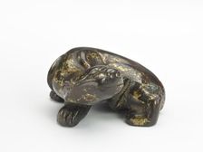 Tiger-shaped ornament or weight, Period of Division, 220-589. Creator: Unknown