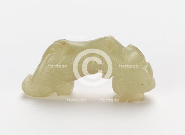 Tiger-shaped ornament, Eastern Zhou dynasty, 6th century BCE. Creator: Unknown.