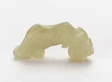 Tiger-shaped ornament, Eastern Zhou dynasty, 6th century BCE. Creator: Unknown