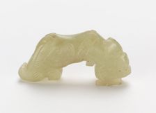 Tiger-shaped ornament, Eastern Zhou dynasty, 6th century BCE. Creator: Unknown