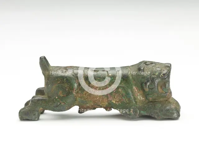 Tiger-shaped ornament, Possibly Han dynasty, 206 BCE-220 CE. Creator: Unknown.