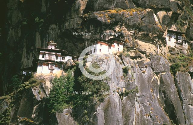 Tiger's Nest monastery, Bhutan. Creator: Vivienne Sharp.