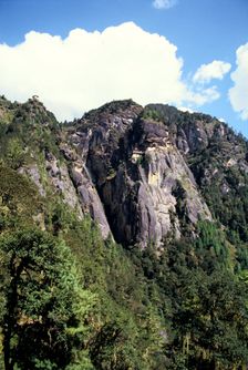 Tiger's Nest Buddhist monastery, Bhutan. Creator: Vivienne Sharp
