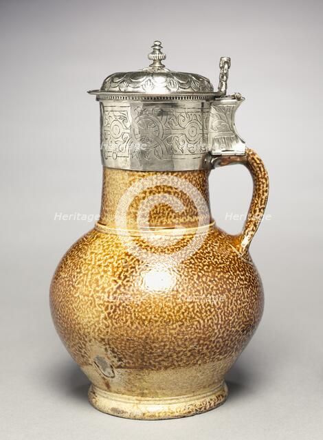 Tigerware Jug, c. 1570-1573. Creator: Unknown.