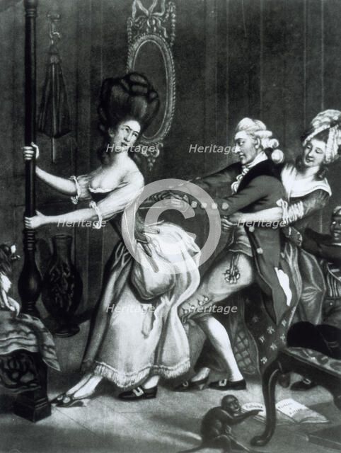 'Tight Lacing or Fashion before Ease', (c1800?). Artist: Unknown