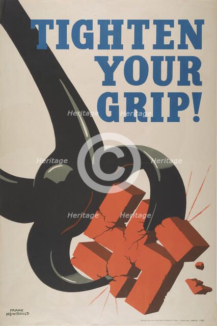 Tighten your grip! , c. 1942. Creator: Newbould, Frank (1887-1951).