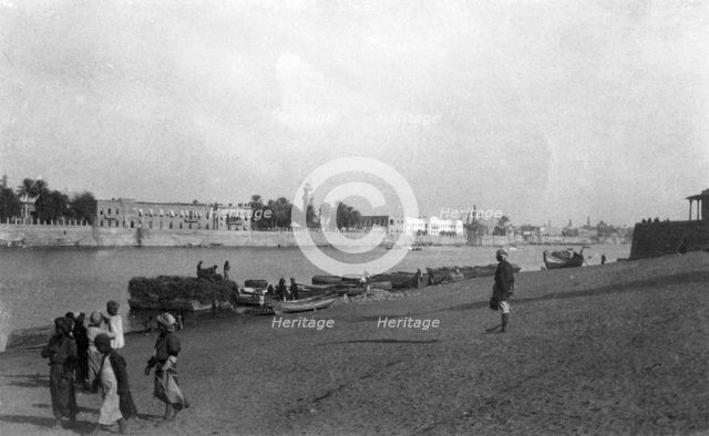 Tigris River, Baghdad, Iraq, 1917-1919. Artist: Unknown