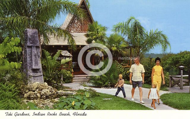 Tiki Gardens, Indian Rocks Beach, Florida, USA, 1965. Artist: Unknown