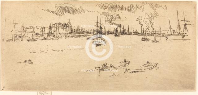 Tilbury, 1887. Creator: James Abbott McNeill Whistler.