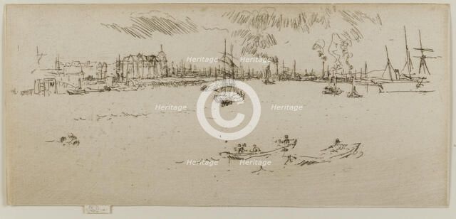 Tilbury, 1887. Creator: James Abbott McNeill Whistler.