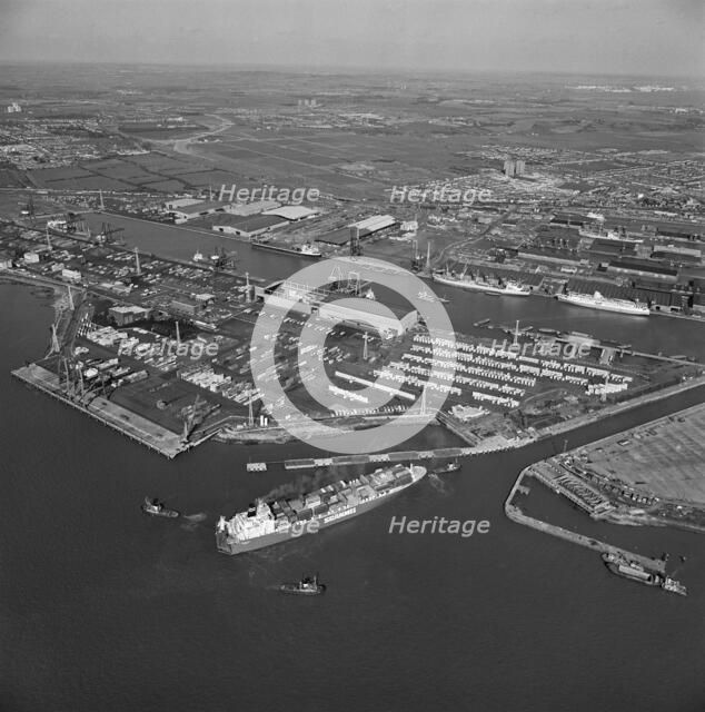 Tilbury Dock, Thurrock, Essex, 1981. Artist: Aerofilms.
