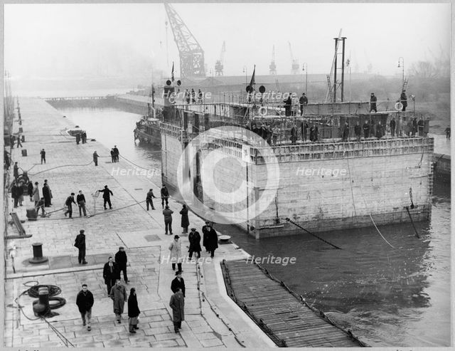 Tilbury Docks, Chadwell St Mary, Thurrock, Essex, 06/03/1952. Creator: John Laing plc.