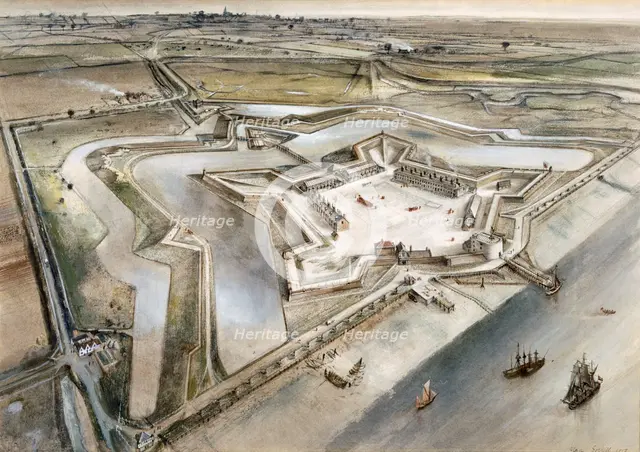 Tilbury Fort, c17th century, (c1960s). Artist: Alan Ernest Sorrell.