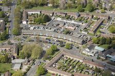 Tilgate Parade and The Grasshopper Public House, Crawley, West Sussex, 2017. Creator: Damian Grady