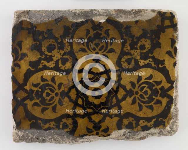 Tile, 18th century. Creator: Unknown.