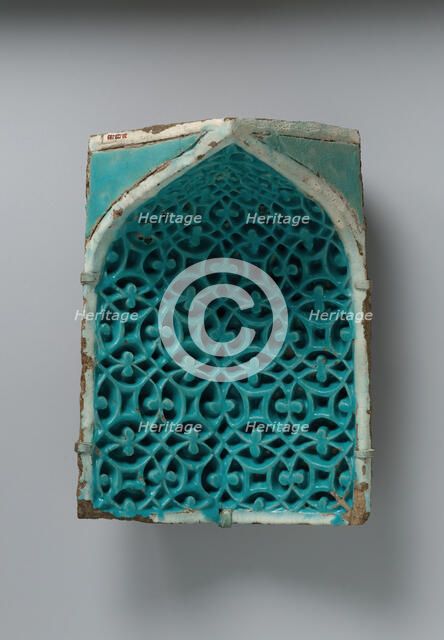 Tile from a Squinch, present-day Uzbekistan, second half 14th century. Creator: Unknown.