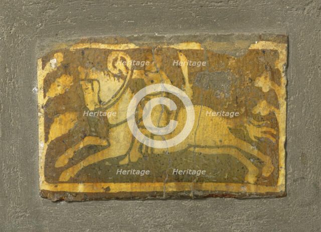 Tile from Cleeve Abbey, Somerset, c13th century. Artist: Unknown
