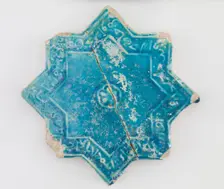 Tile, Il-Khanid dynasty, 12th-13th century. Creator: Unknown