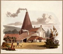 Tile Kiln, Gray's Inn Road, Holborn, London, 1812. Artist: William Pickett
