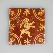 Tile, Limburg, 1575/1600. Creator: Unknown