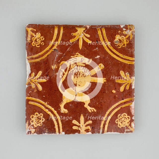 Tile, Limburg, 1575/1600. Creator: Unknown.