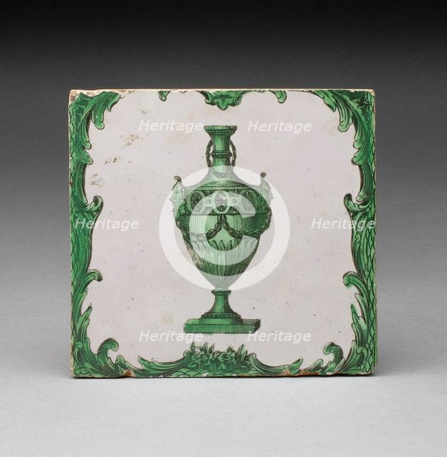 Tile, Liverpool, 1775/80. Creator: Unknown.