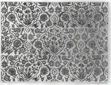 Tile Panel, Turkey, early 17th century. Creator: Unknown