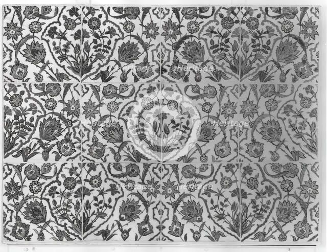 Tile Panel, Turkey, early 17th century. Creator: Unknown.