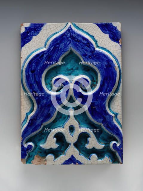 Tile, Present-day Pakistan, 18th century. Creator: Unknown.