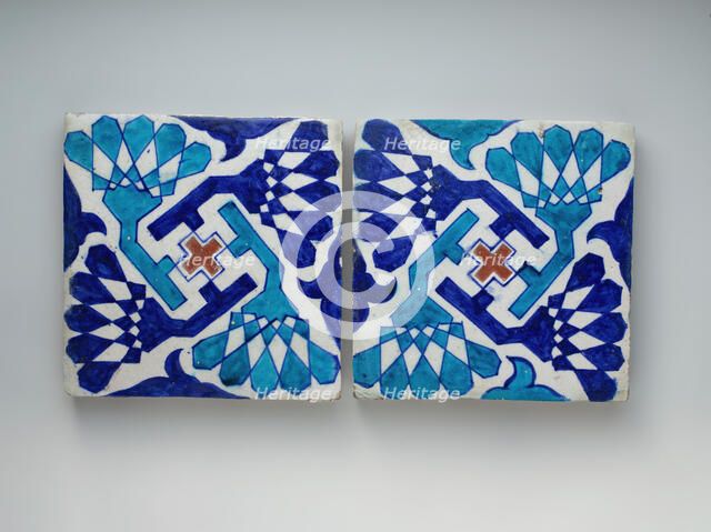 Tile, present-day Pakistan, late 15th century. Creator: Unknown.
