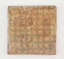 Tile, square, Abbasid period, late 12th-early 13th century. Creator: Unknown