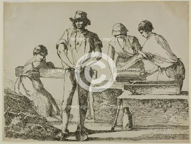 Tilemakers, 1803. Creator: Thomas Barker.
