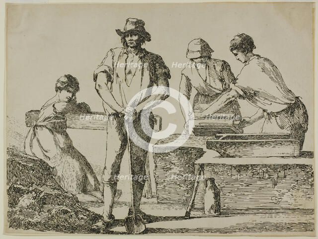 Tilemakers, 1803. Creator: Thomas Barker.