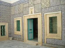 Tiled courtyard, Dar Essid Museum, Sousse, Tunisia, 2009. Creator: Amanda Waite