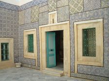 Tiled courtyard, Dar Essid Museum, Sousse, Tunisia, 2009. Creator: Amanda Waite