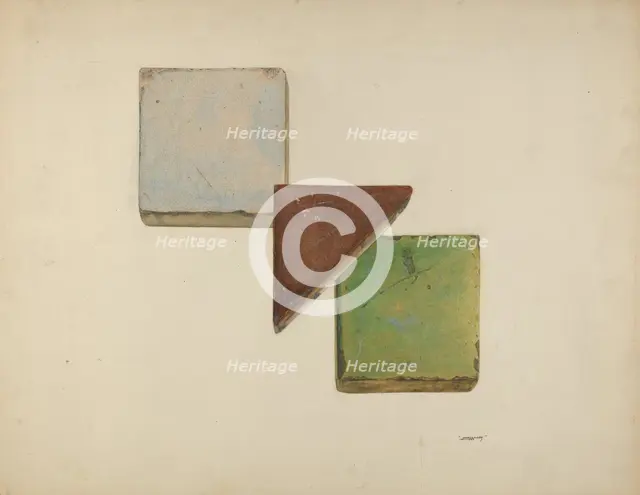 Tiles, c. 1938. Creator: John Wilkes.