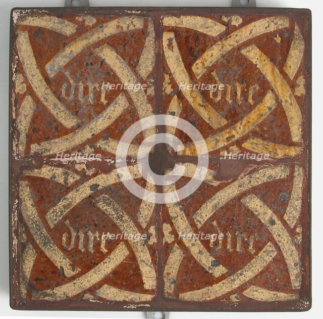 Tiles, Dutch, 14th-15th century. Creator: Unknown.