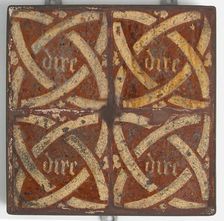Tiles, Dutch, 14th-15th century. Creator: Unknown