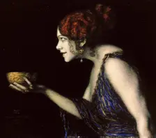 Tilla Durieux (1880-1971) as Circe, c.1913. Creator: Stuck, Franz, Ritter von (1863-1928)