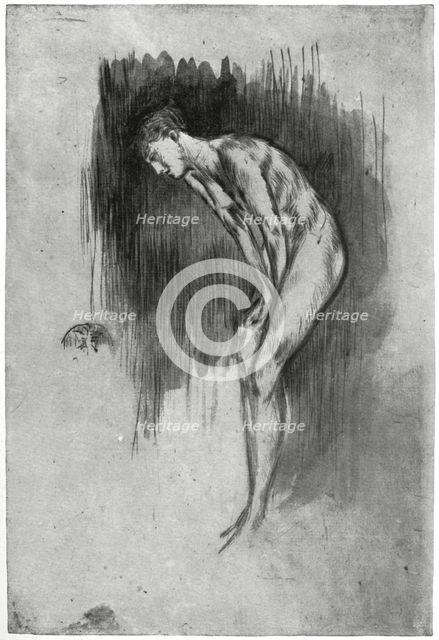 'Tillie, a Model', 1873 (1904).Artist: James Abbott McNeill Whistler