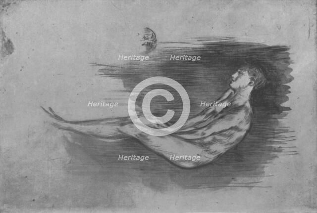 'Tillie, A Model',1873, (1904). Artist: James Abbott McNeill Whistler.