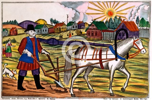 'Tilling', 1856. Artist: Unknown