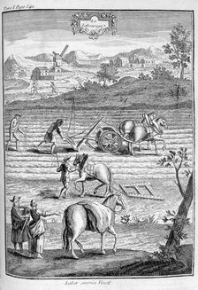 Tilling the land, 1775