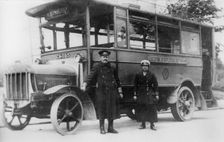 Tilling - Stevens TS3 petrol electric omnibus. Creator: Unknown