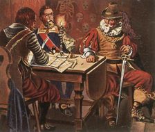 Tilly in the gravedigger's house, (1936). Creator: Unknown