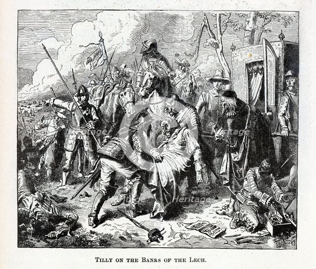 Tilly on the Banks of the Lech, 1882. Artist: Anonymous  
