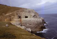 Tilly Whim Caves on Durlston Head, Dorset, 20th century. Artist: CM Dixon